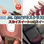 【検証】JAL　カタール航空　ビジネスクラス対決　スカイスイート　Qスイート　JALビジネスシート　JALビジネス機内食　カタール航空ビジネス機内食