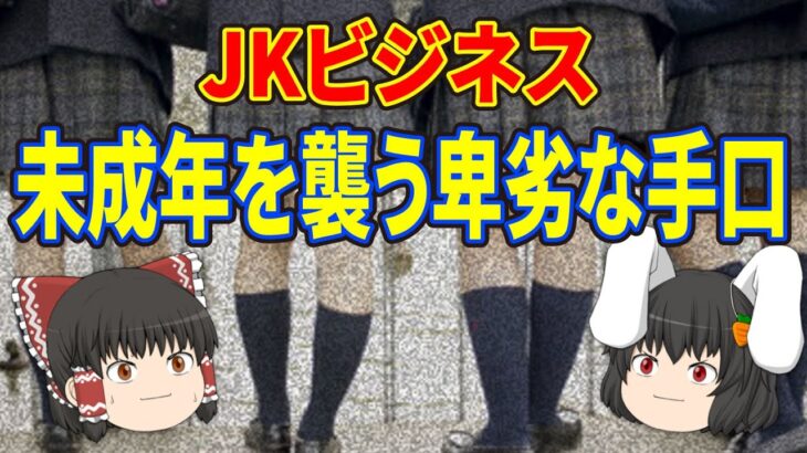 【JKビジネス】未成年を悪用したビジネスモデルが悪質すぎる【ゆっくり解説】