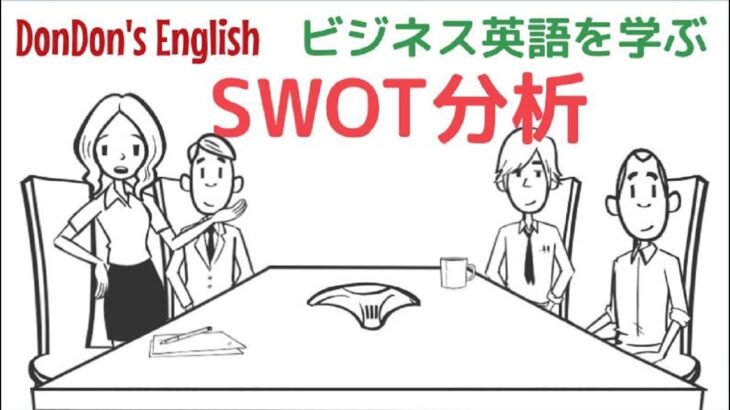 ビジネス英語をアニメ動画で学ぶ ～SWOT分析（戦略論）についての英会話