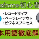 【レコードタイプ、ページレイアウト、ビジネスプロセス】Salesforce基本用語徹底解説【初心者向け】