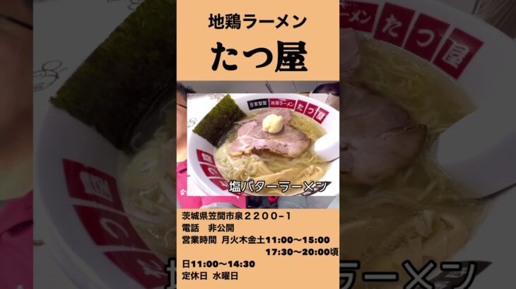 【食レポ】地鶏と金◯◯を使った最強スープ「たつ屋」茨城県笠間市