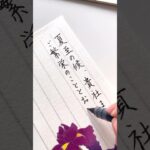 【手紙の挨拶文】夏至の候／ビジネス編 #美文字 #筆ペン