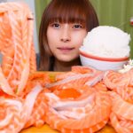 【大食い】1.5kgの贅沢なサーモン麺がとにかく幸せすぎた