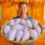 12 Huge White Lamb Kidneys, Uncle Made Them into “Pot Ash Lamb Kidney”, Yummy! | Uncle Rural Gourmet