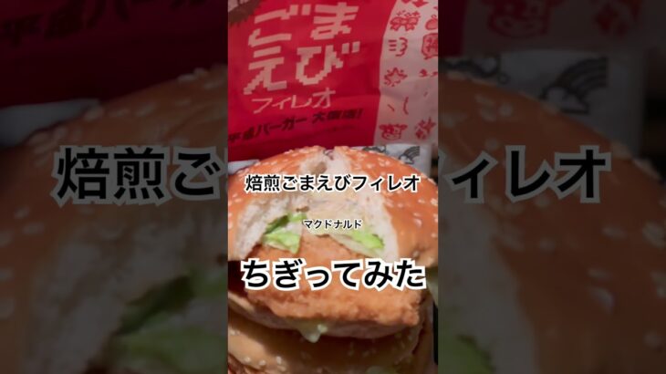 【マクドナルド209食】ちぎってみた『焙煎ごまえびフィレオ』取材拒否 全店制覇 渋谷で深夜大量に食べてみた 0608