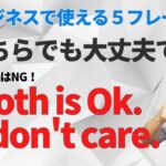 ビジネスで使えるシンプルな「どちらでもいいです。」5フレーズ。使わない方がいいフレーズもご紹介。アメリカ人講師が分かりやすく解説します。