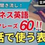 [英語音声のみ] ビジネス編 ”電話で頻繁に使う” フレーズ60選 [リスニング強化]