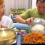 想钓鱼，没有鱼食怎么行#eating show#eating challenge#husband and wife eating food#eating#mukbang #asmr eating