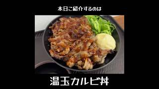 温玉カルビ丼　 #四日市グルメ #食レポ #四日市