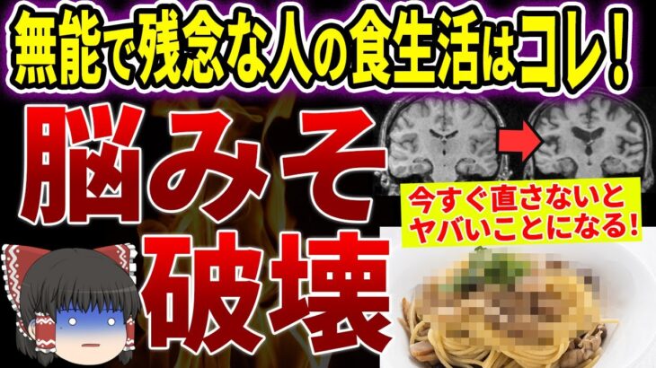 頭の悪い大人が共通して食べているもの【ゆっくり解説】