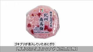 セブンのおにぎりにゴキブリ混入　2000食を自主回収(2023年8月5日)