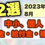 【2023年8月版】物価高騰対策・起業ほか中小、個人支援金・給付金・補助金32選