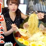 【大食い】激アツ豚骨醤油ラーメン4キロ制限時間内に完食で無料に挑戦したら…【三年食太郎】