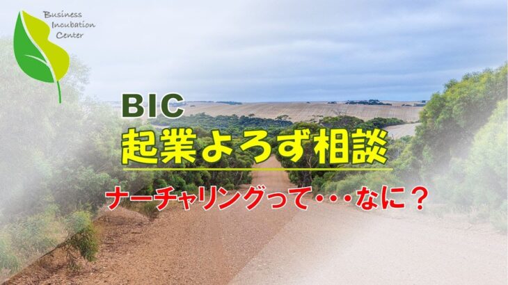 【BIC起業よろず相談】・・・ナーチャリングってなに？