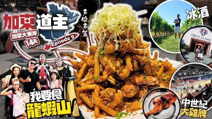 【加東道主EP9】多倫多的『龍蝦山』有無食過? 😋中世紀大餐現場打鬥表演+大雞腿! 加拿大的冰酒『正』如何才算正宗? 加拿大東岸14天自駕遊 Ep 9 | 4K影片(中英字幕) 鳴謝FIDO贊助播出