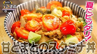 食遺産File.117「甘とまとのスタミナ丼」＠福井県高浜町