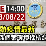 【完整公開】LIVE 登革熱疫情最新 食腦蟲個案環境採檢結果