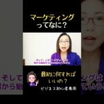 【初心者向きマーケティング】起業したい人必見！ #ビジネス #女性起業家 #sns集客