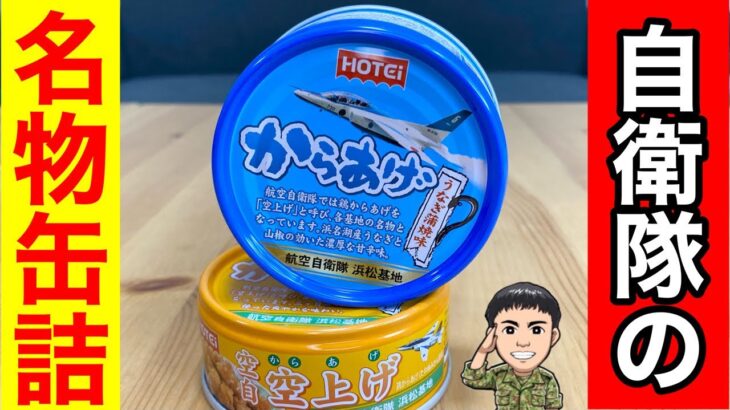 航空自衛隊の【からあげ缶詰】を実食！浜松基地監修（鰻・みかん）