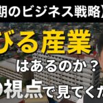 【衰退期のビジネス戦略】伸びる産業はあるのか？〇〇視点で見てください