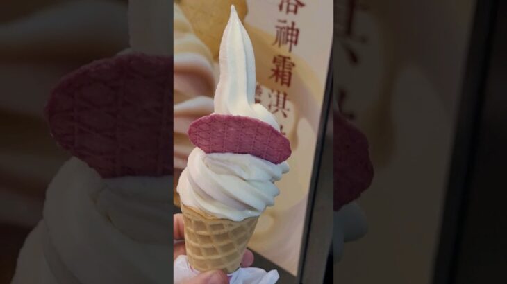 官心你的食衣住行育樂 🍦 2023年7月5日 花蓮 🍨 洄瀾薯道 花蓮薯洛神 霜淇淋 ice cream ICE 夏天吃起來 爽啦 Food,Clothing,Housing,Recreation