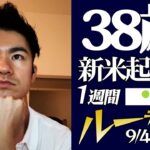 新米起業家38歳 1週間ルーティーン（9/4〜9/10）