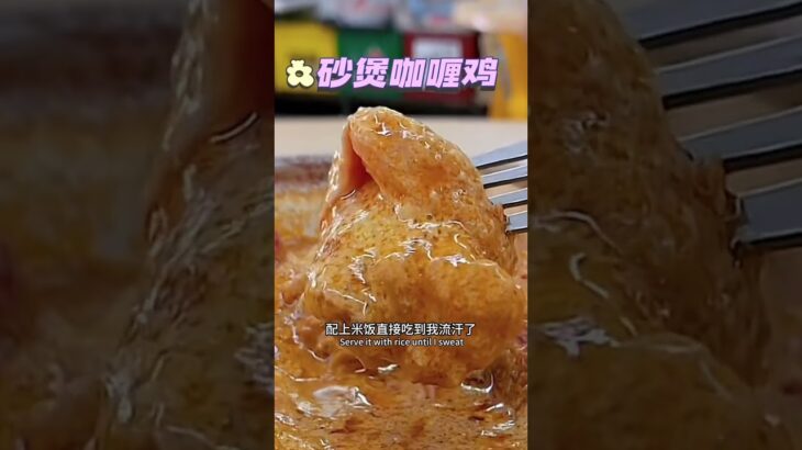 新加坡不知名食阁里面的砂煲咖喱鸡Clay Pot Chicken Curry让我那天中午很开心