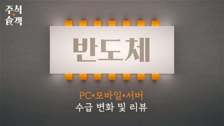 [주식食객: 기업 맛집을 찾아서] Ep.24 – 반도체: PC/모바일/서버 수급 변화 및 리뷰