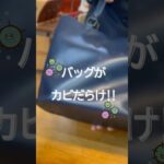 ショック！鞄にカビ？自宅で出来るメンテナンス #shorts #ビジネスバッグ