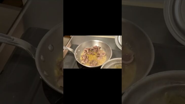 食感たのしい砂肝とみょうがのスパゲティ#shorts #pasta #cooking #asmr #料理