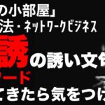 マルチ商法・ネットワークビジネス 勧誘の誘い文句とは？【運営の小部屋】#マルチ商法 #ネットワークビジネス #アムウェイ #アッチェ #メラルーカ