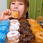 【大食い】超甘いドーナツとたっぷりのクリーム