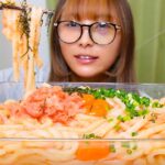 【大食い】太くてもっちもちな明太バターうどん10人前