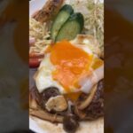 喫茶店めし♫手作りハンバーグ定食830円を完食するだけの動画