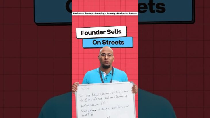 Founder Sells Razors on Streets 😰 #business #businesscasestudy #startup #casestudy