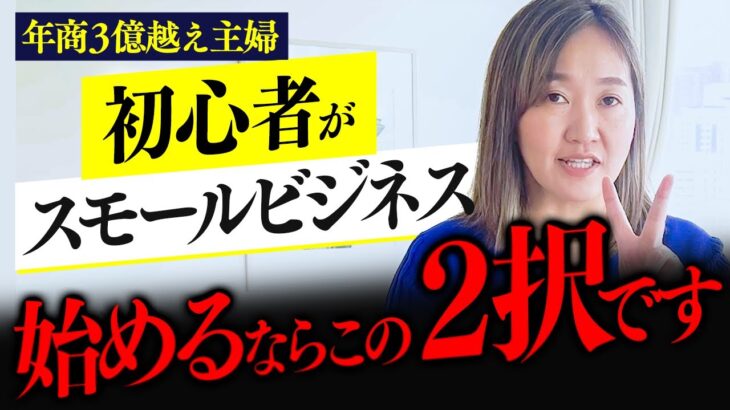 【超穴場】初心者でも社長になれる”スモールビジネス”で起業してみませんか？