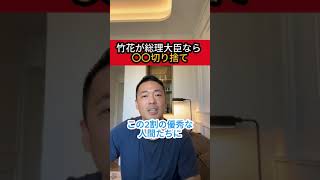 竹花貴騎が総理大臣なら〇〇切り捨て ＃竹花貴騎 #起業 #副業 #ビジネス #節税