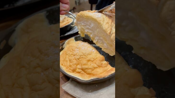 渋谷のふわしゅわ食感パンケーキ！！【JINNAN CAFE】#カフェ #パンケーキ #shorts