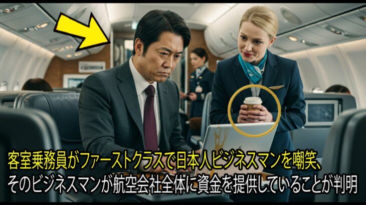 客室乗務員がファーストクラスで日本人ビジネスマンを嘲笑、そのビジネスマンが航空会社全体に資金を提供していることが判明
