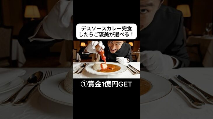 デスソースカレー完食したらご褒美！【ASMR】#Shorts #aiart